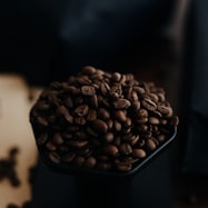 Roasted coffee beans